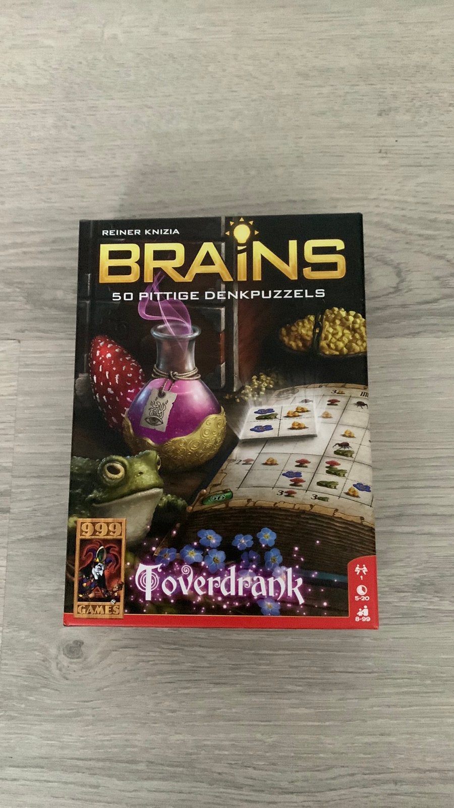 Brains 50 pittige denkpuzzels Toverdrank 999 games, Hobby en Vrije tijd, Een of twee spelers, Ophalen of Verzenden, Nieuw