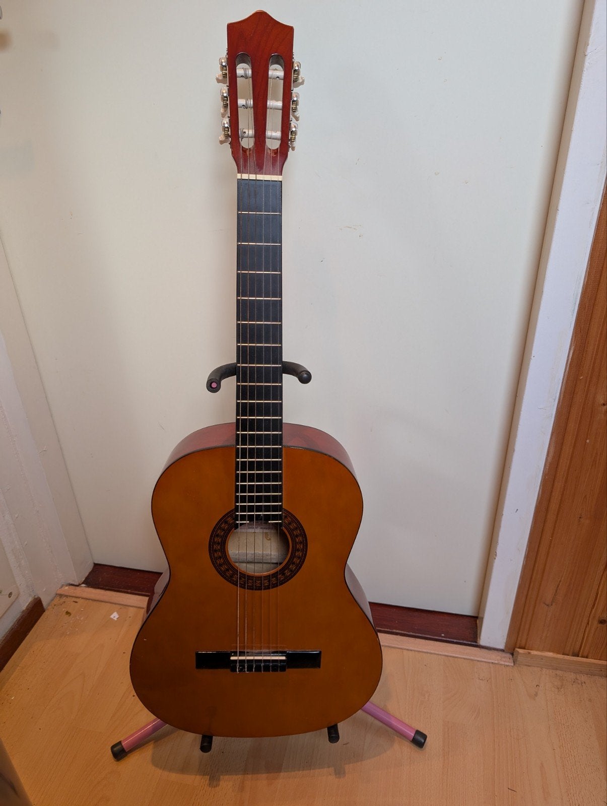Klassieke Gitaar met hoes, Muziek en Instrumenten, Ophalen, Gebruikt, Klassieke of Spaanse gitaar