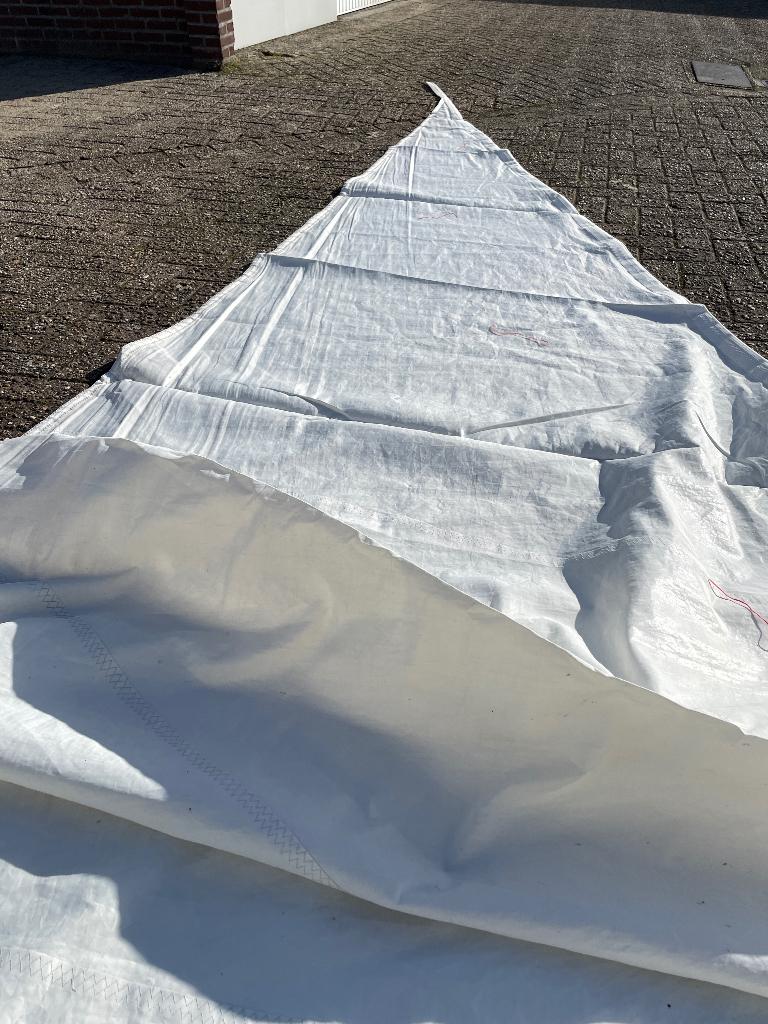 Rolfok/Rolgenua Luff 14,15mtr, Ophalen of Verzenden, Gebruikt, Genua of Fok, 15 tot 30 m²