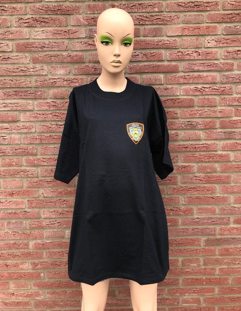 T- shirt NYPD Fallen but not forgotten - Police department, Kleding | Heren, Ophalen of Verzenden, Nieuw, Maat 52/54 (L), Blauw
