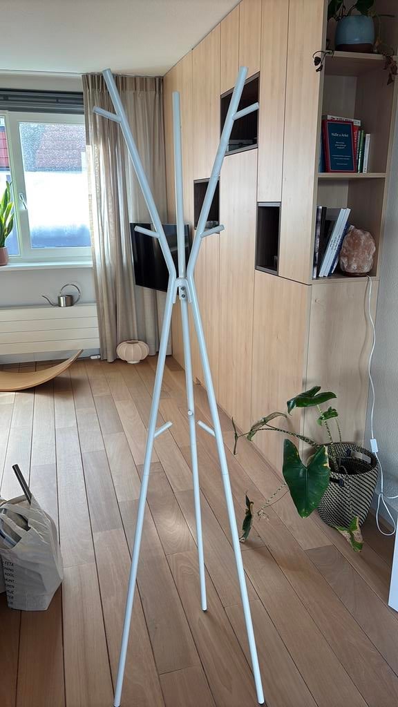 IKEA kapstok EKRAR wit, Ophalen, Gebruikt, Metaal, Staande kapstok