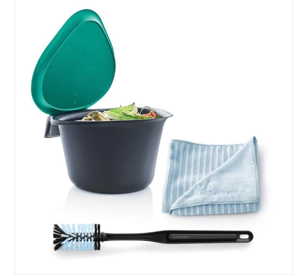 tupperware set van multidriehoek dweil en borstel, Ophalen of Verzenden, Nieuw, Overige typen