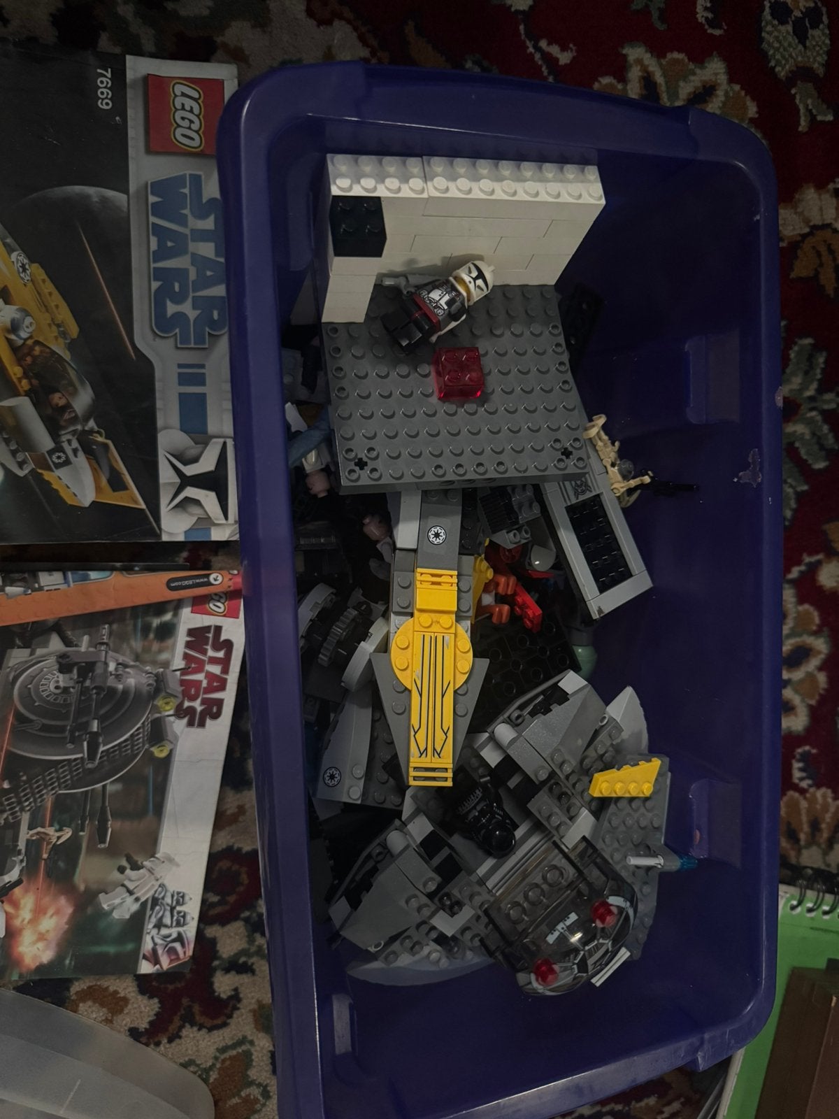 Lego star wars box, Ophalen of Verzenden, Zo goed als nieuw, Overige typen