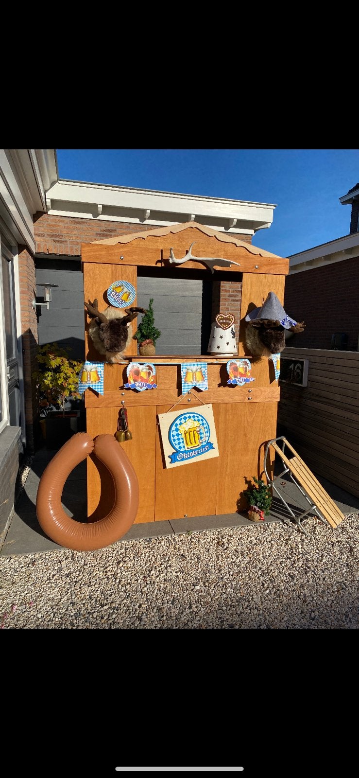 Oktoberfest bar huur € 80,- bar huren en decoratie Oktober, Ophalen, Zo goed als nieuw, Overige