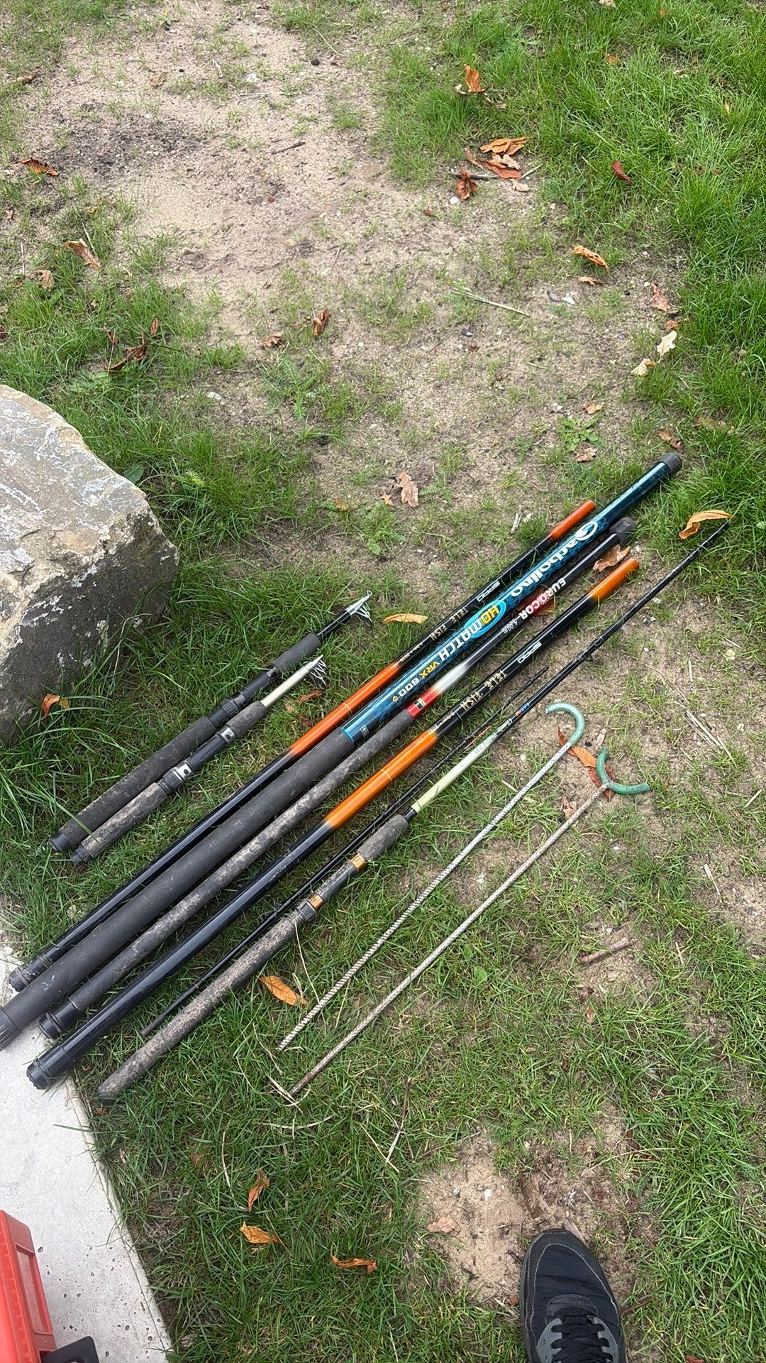 Diverse hengels, Watersport en Boten, Hengelsport | Witvissen, Ophalen, Gebruikt, Vaste hengel
