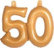 Feest Versiering 50 jaar , Gouden Huwelijk, Ophalen of Verzenden, Nieuw, Versiering, Geboorte of Huwelijk