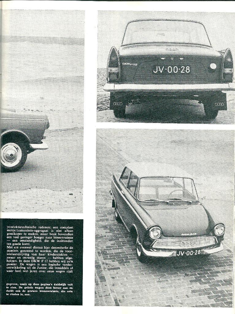 Autovisie test DKW F12 1963, Ophalen of Verzenden, Gelezen, Overige merken