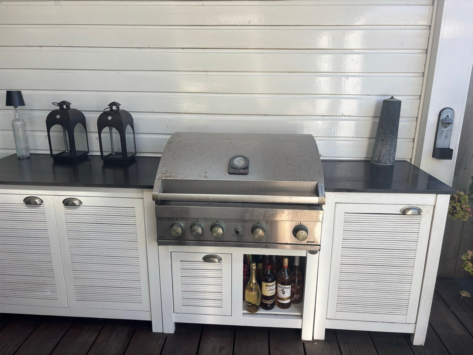 Buitenkeuken met gasbarbecue, Ophalen, Gebruikt, Gas, Inbouw