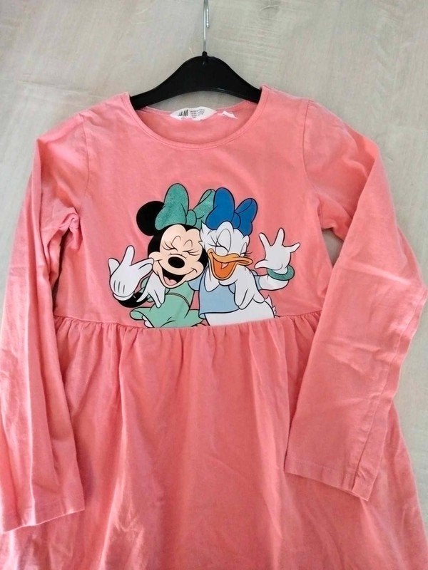 jurk lange mouwen Disney maat 134 Nieuw, Kinderen en Baby's, Kinderkleding | Maat 134, Meisje, H&M, Nieuw, Ophalen of Verzenden