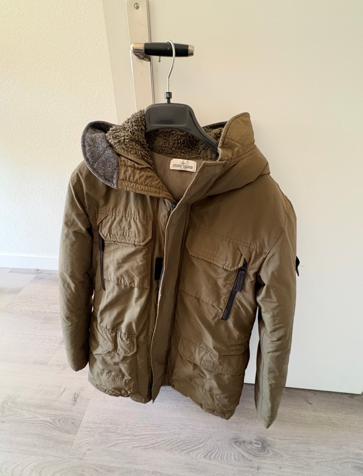 Stone Island Junior winterjas - maat 154, Kinderen en Baby's, Ophalen of Verzenden, Zo goed als nieuw, Jongen