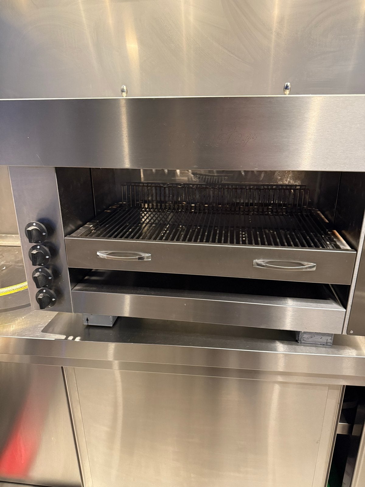 Professionele RVS Salamander Grill, Ophalen, Gebruikt, Fornuis, Frituur en Grillen