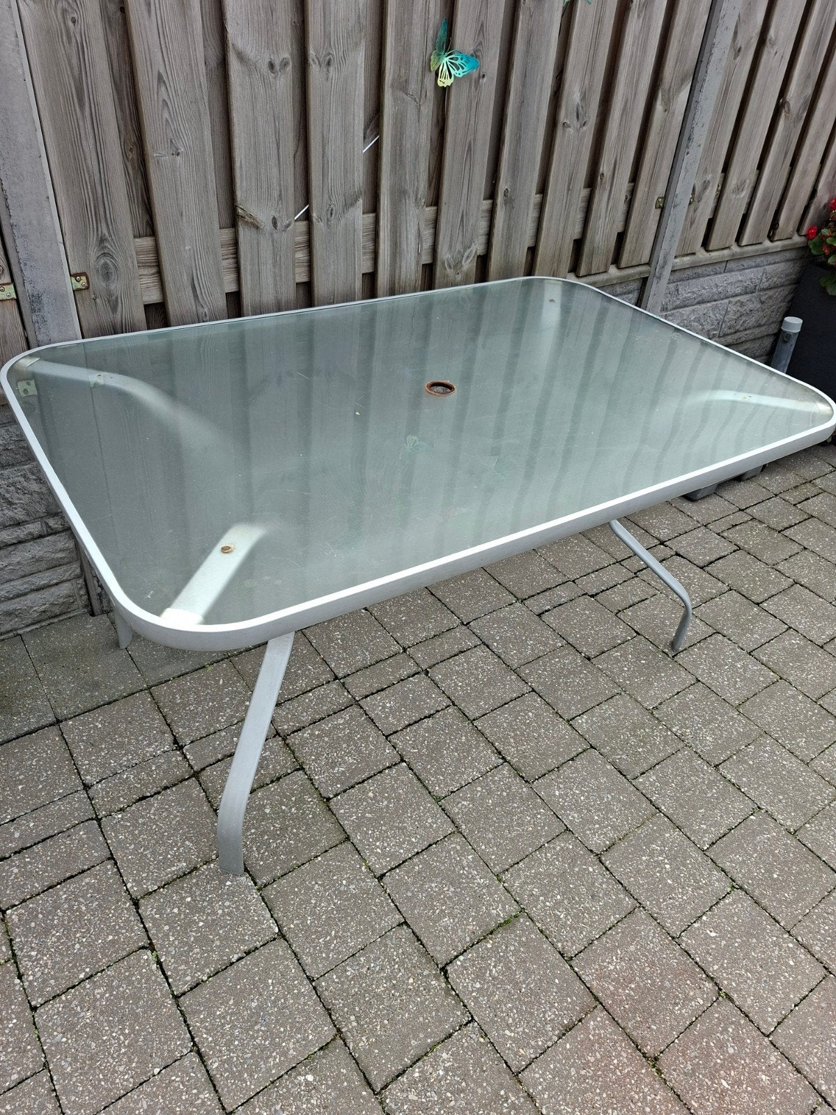 glazen tafel, Ophalen, 50 – 75, Gebruikt, Glas