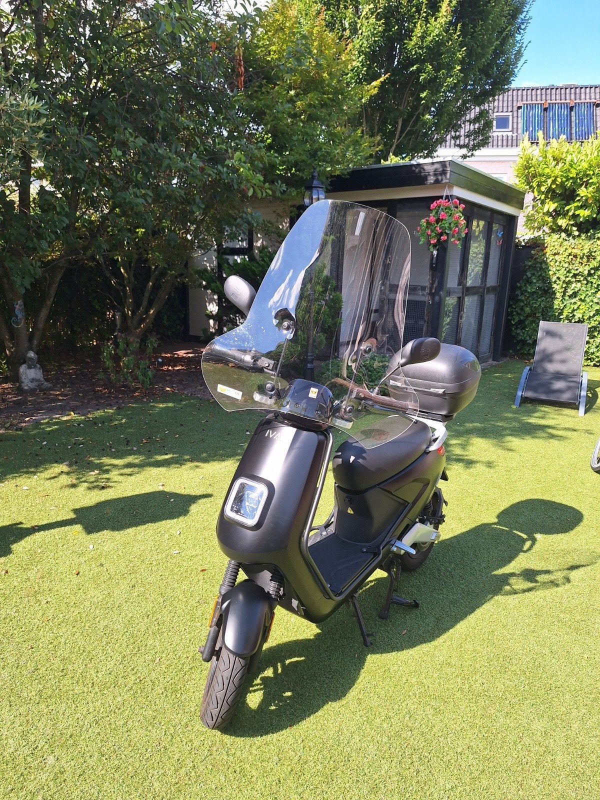 IVA E-GO S4 Elektrische Scooter (blauw kentekenplaat 35 km), Elektrisch, Zo goed als nieuw, Ophalen, Overige merken