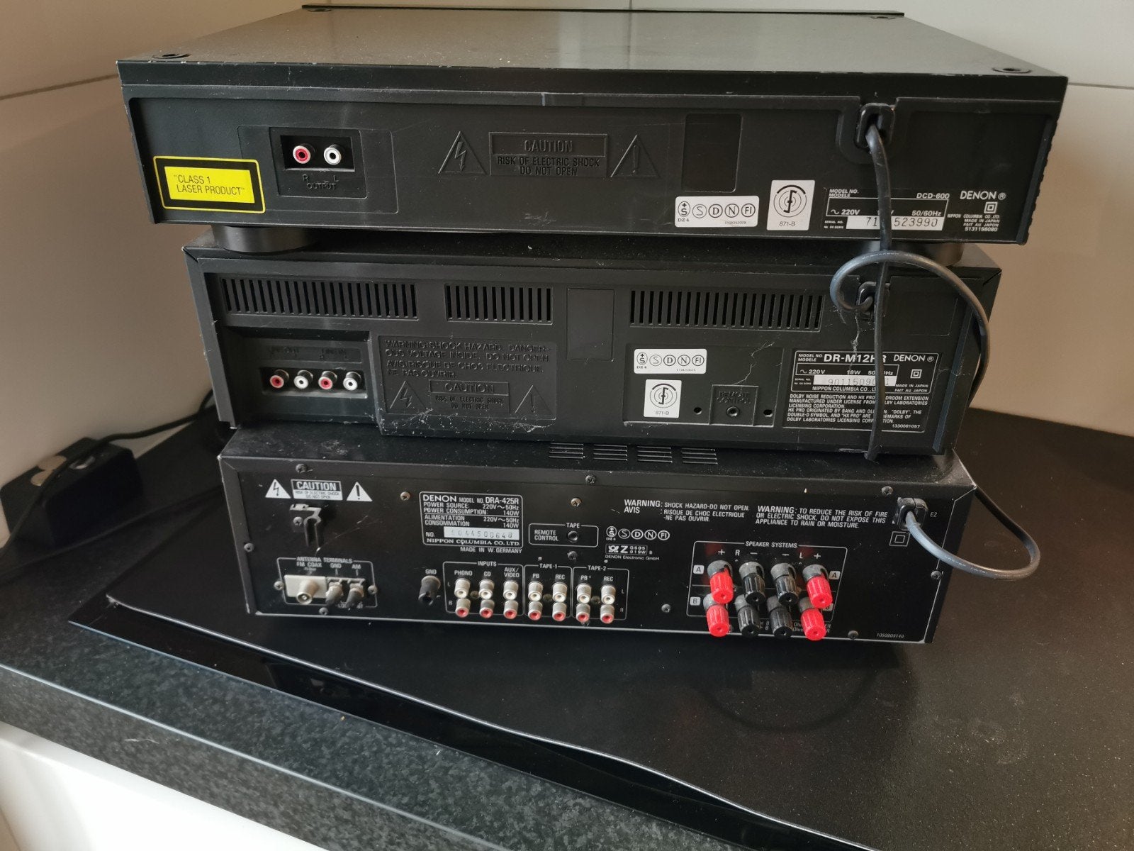 Denon Stereo Set: CD-speler, Cassettedeck, Versterker, Ophalen, Gebruikt, Denon, Losse componenten