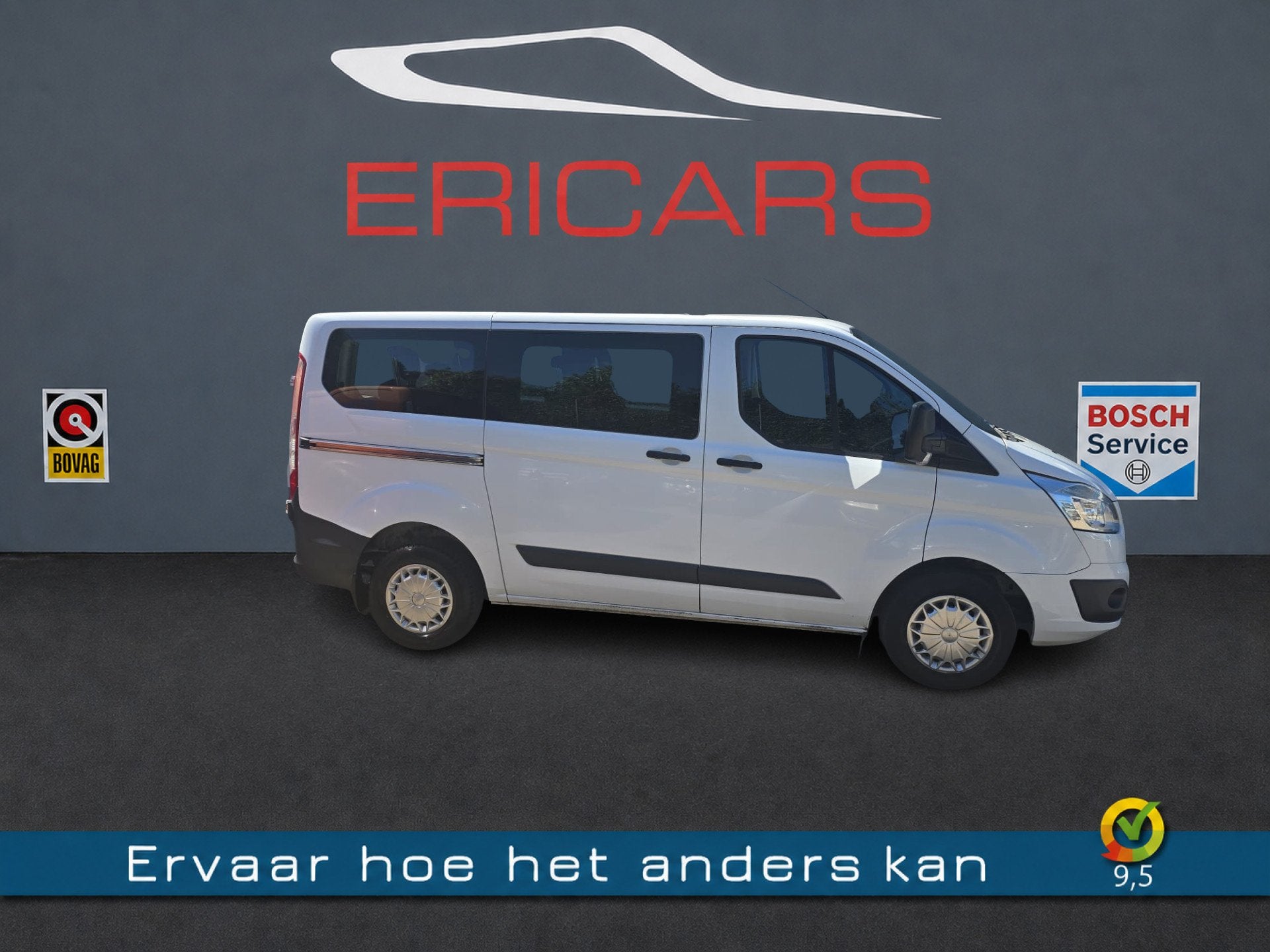 Ford Transit Custom 300 2.2 TDCI L1H1 Trend 9 Persoons Expor, Voorwielaandrijving, Euro 5, Gebruikt, 8 stoelen