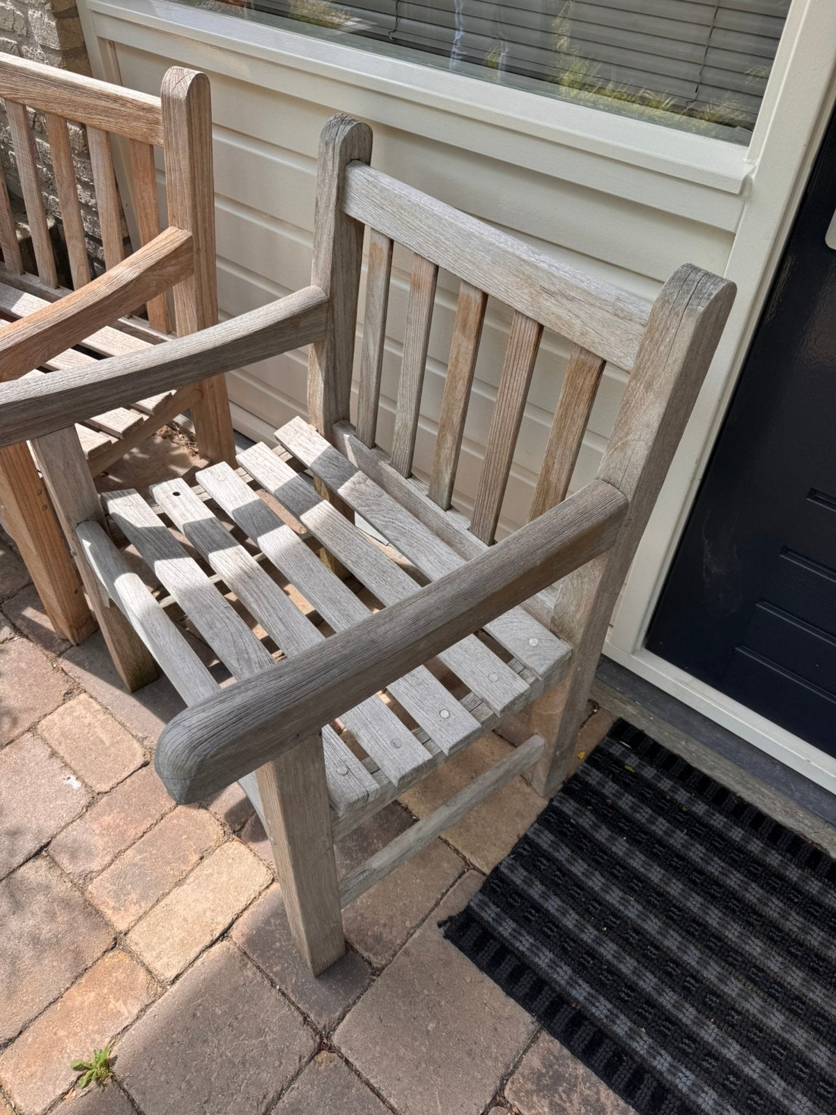 Lister teak tuinstoelen loungeset, Tuin en Terras, Tuinsets en Loungesets, Ophalen, Zo goed als nieuw, Teakhout