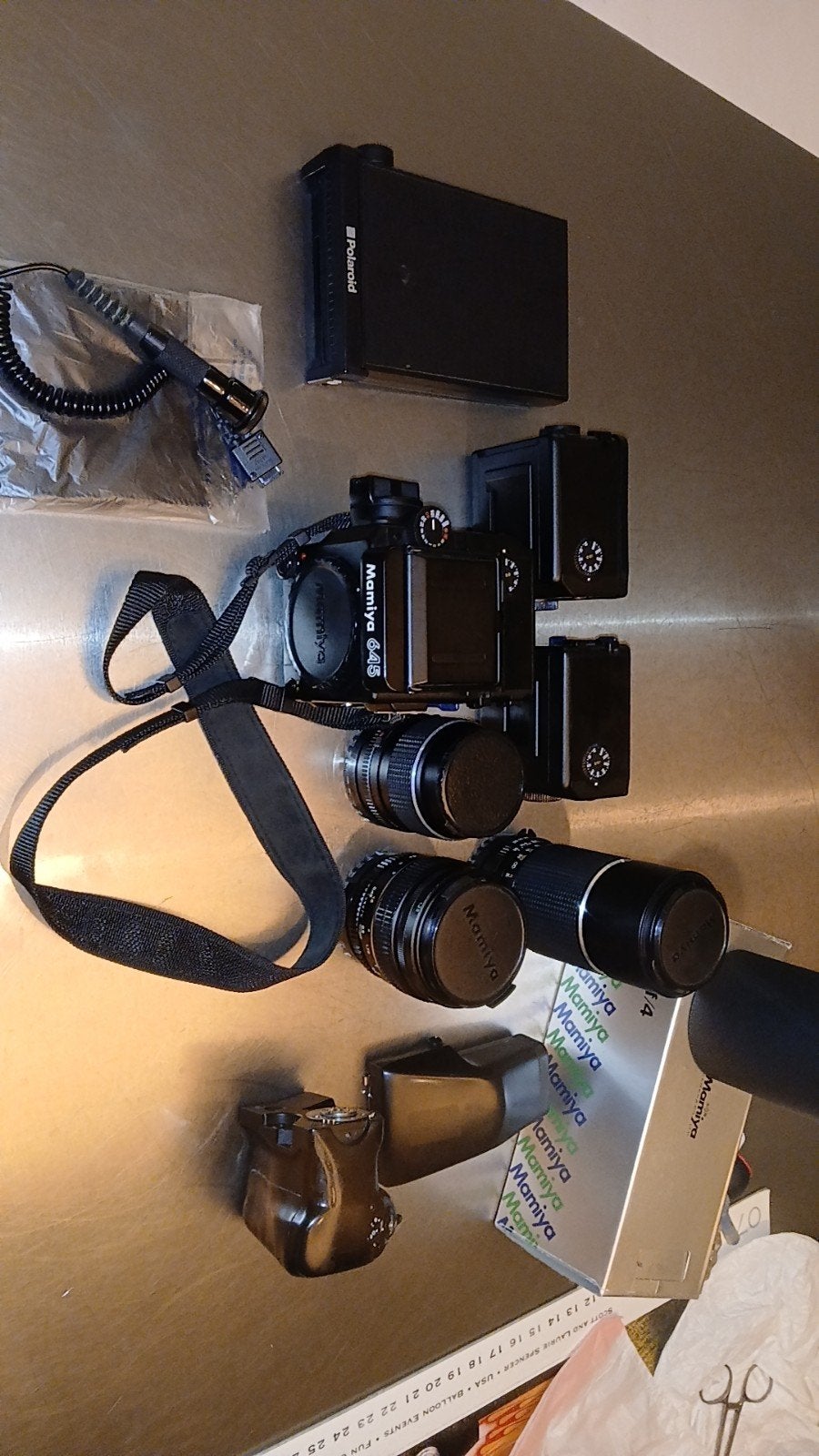 Mamiya 645 Super met veel Toebehoren, Ophalen, Zo goed als nieuw, Spiegelreflex, Overige Merken