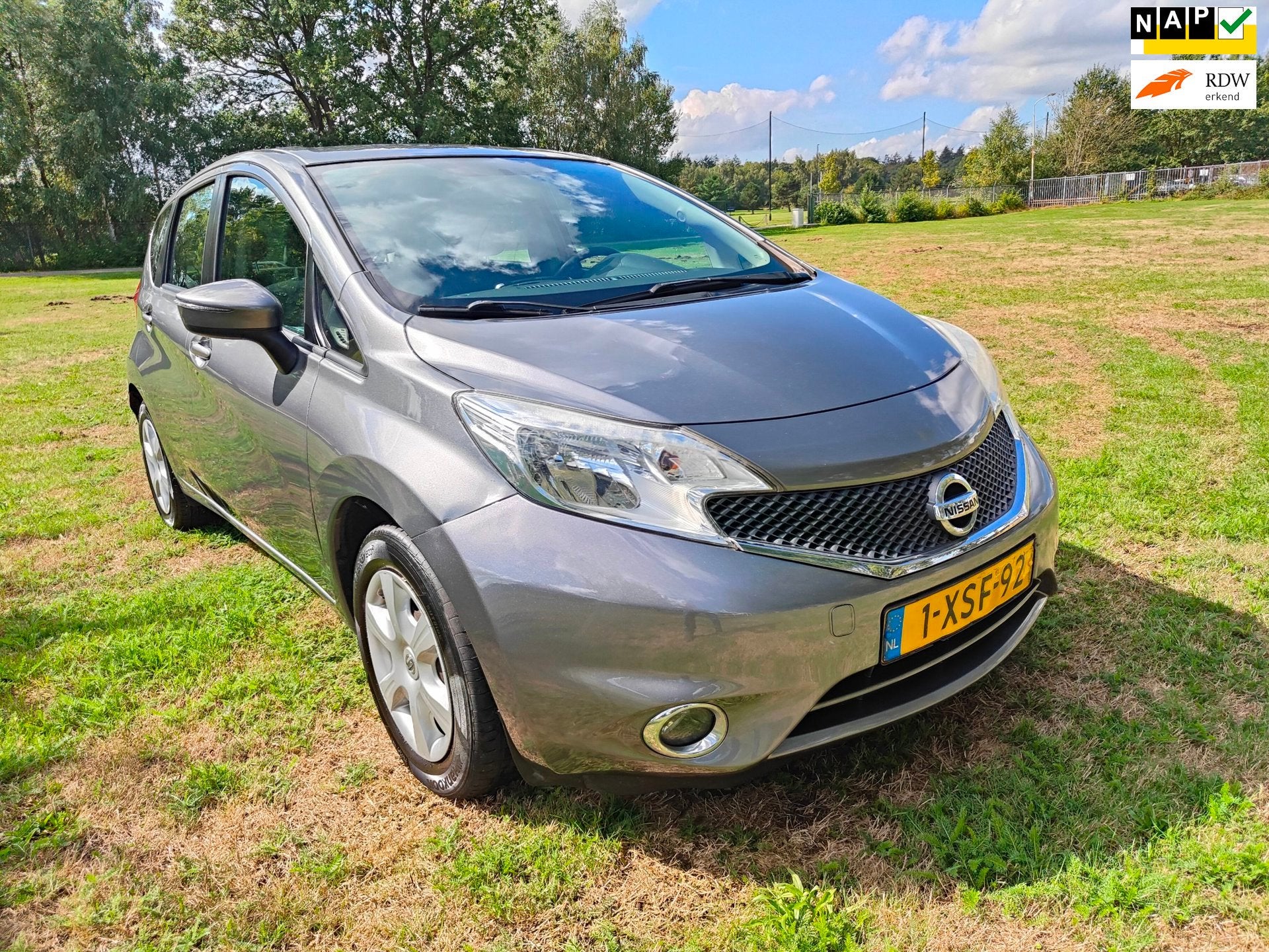 Nissan Note 1.2 Acenta Keyless en trekhaak, Auto's, Stof, 1198 cc, Bedrijf, Handgeschakeld