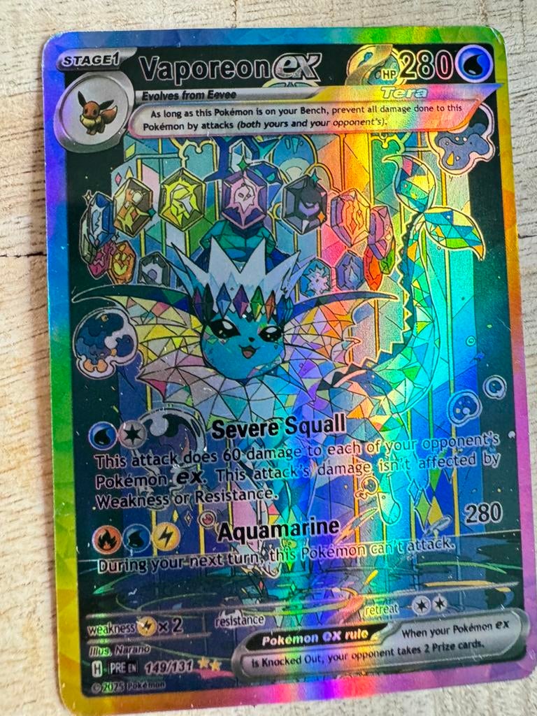 Vaporeon ex 149/131, Ophalen of Verzenden, Nieuw