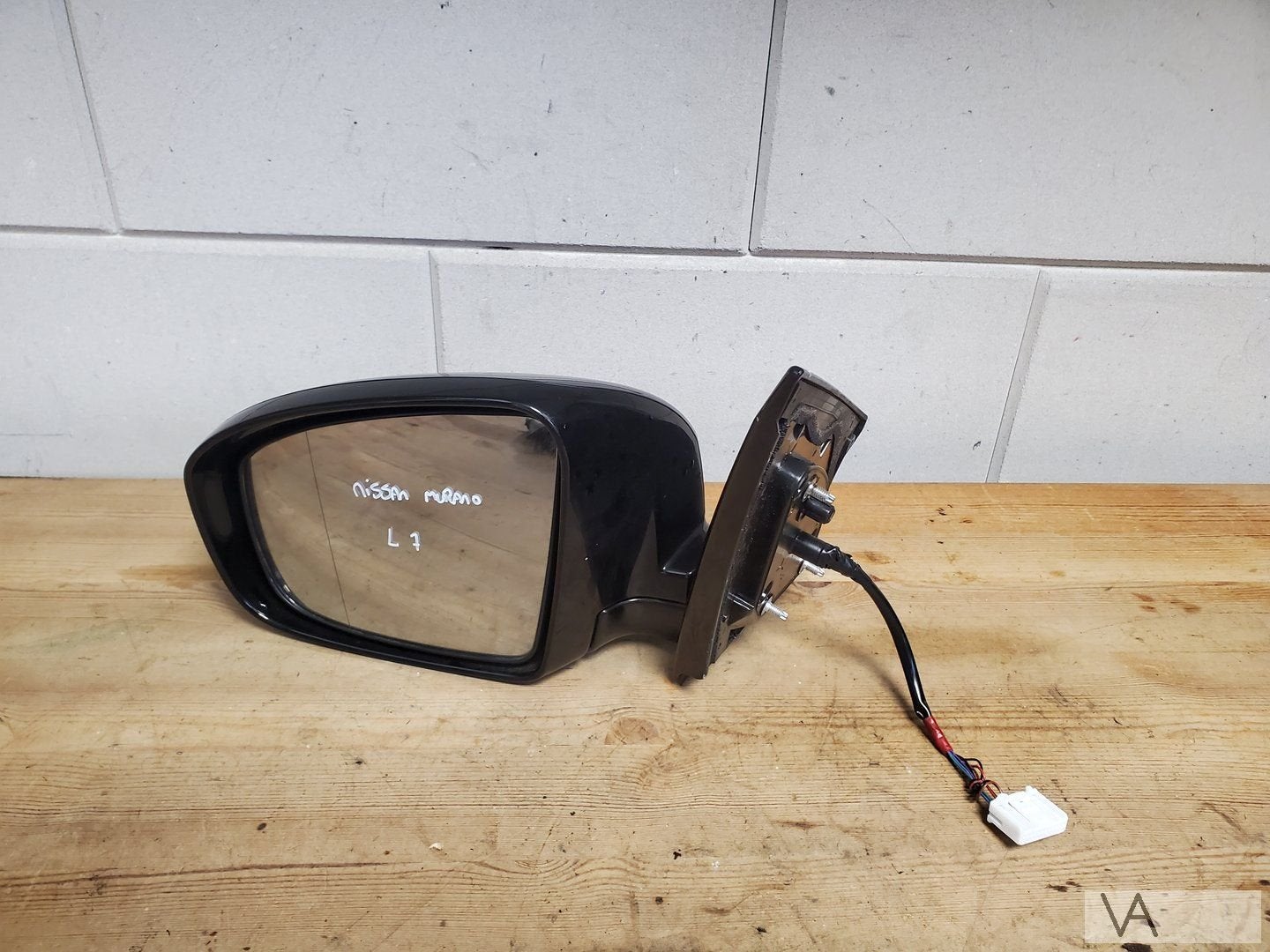 Nissan Murano 2008 - 2014 spiegel links 7 draden zwart €150, Auto-onderdelen, Spiegels, Gebruikt, -, -, Ophalen of Verzenden