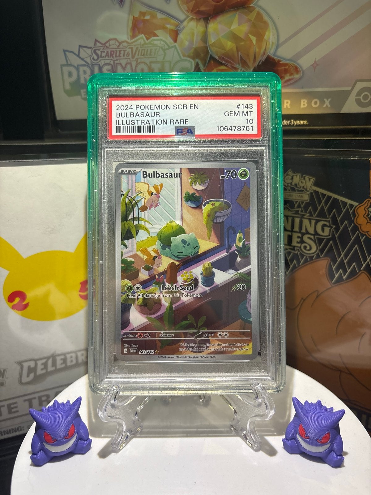 Bulbasaur PSA 10, Hobby en Vrije tijd, Verzamelkaartspellen | Pokémon, Ophalen of Verzenden, Nieuw, Losse kaart