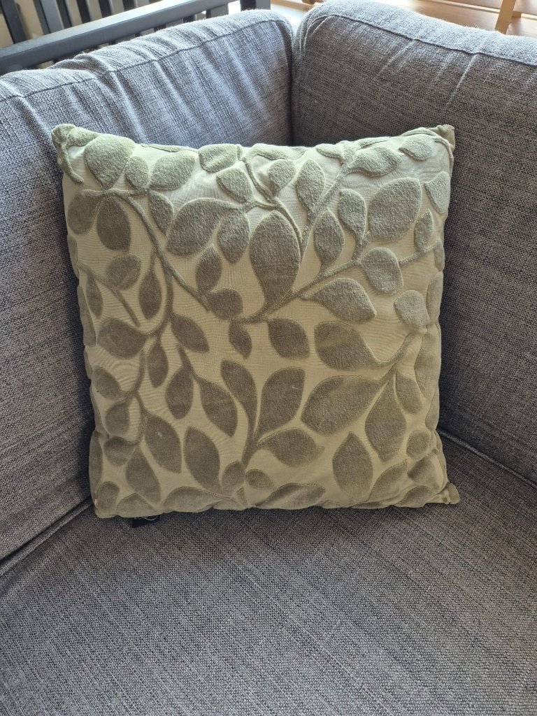 Kussen Groen (40x40), Ophalen, Zo goed als nieuw, Groen, Vierkant