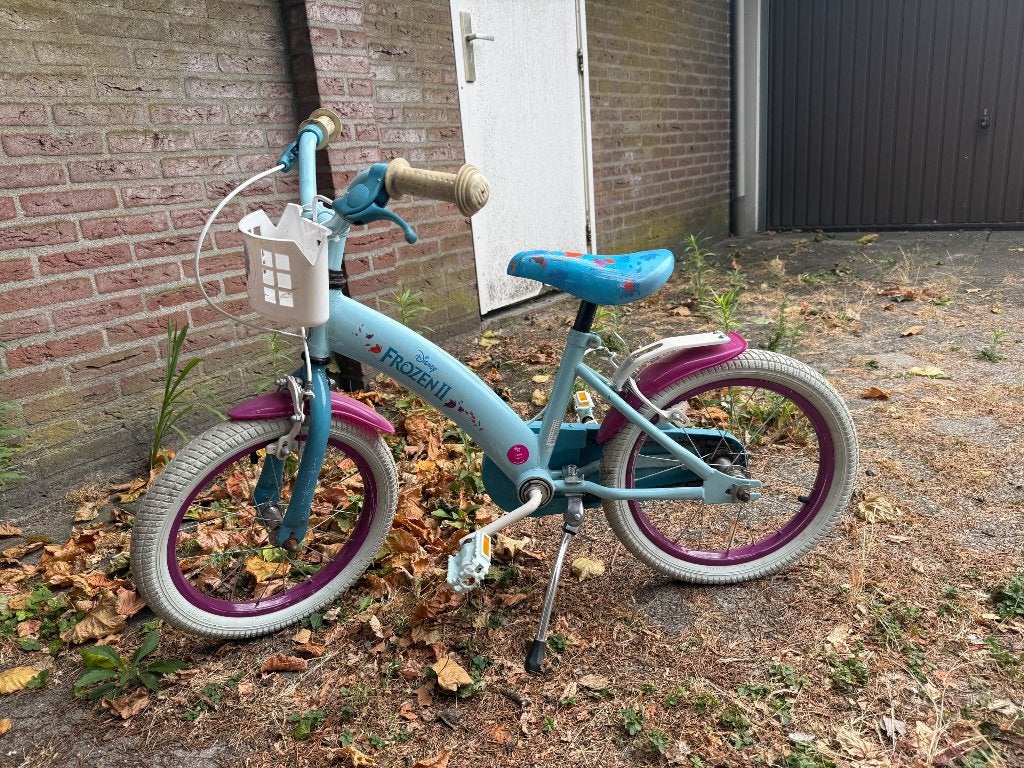Disney Frozen, Fietsen en Brommers, Fietsen | Meisjes, Ophalen, Gebruikt, 16 inch, Handrem