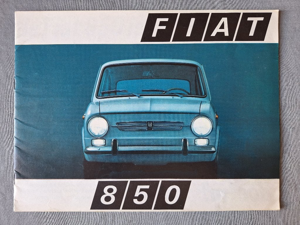 Brochure FIAT 850 - 1968 NL, Verzenden, Gelezen, Overige merken