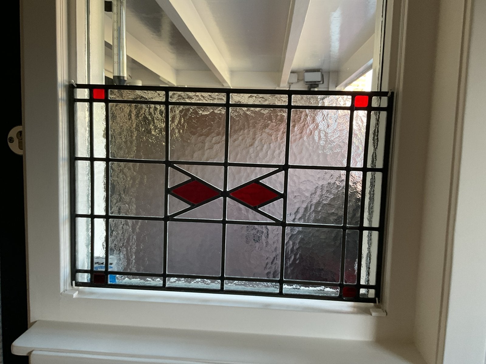 TE KOOP AANGEBODEN: GLAS IN LOOD RAAM, Ophalen, Gevelraam of Ruit, Minder dan 80 cm, Glas in lood