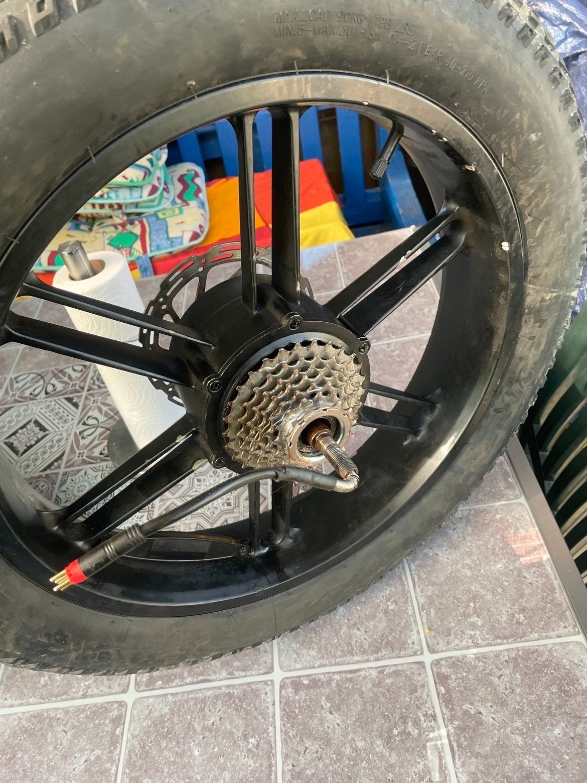 Fatbike 750w motor, Gebruikt, Ophalen of Verzenden, Aluminium, Elektrische fiets