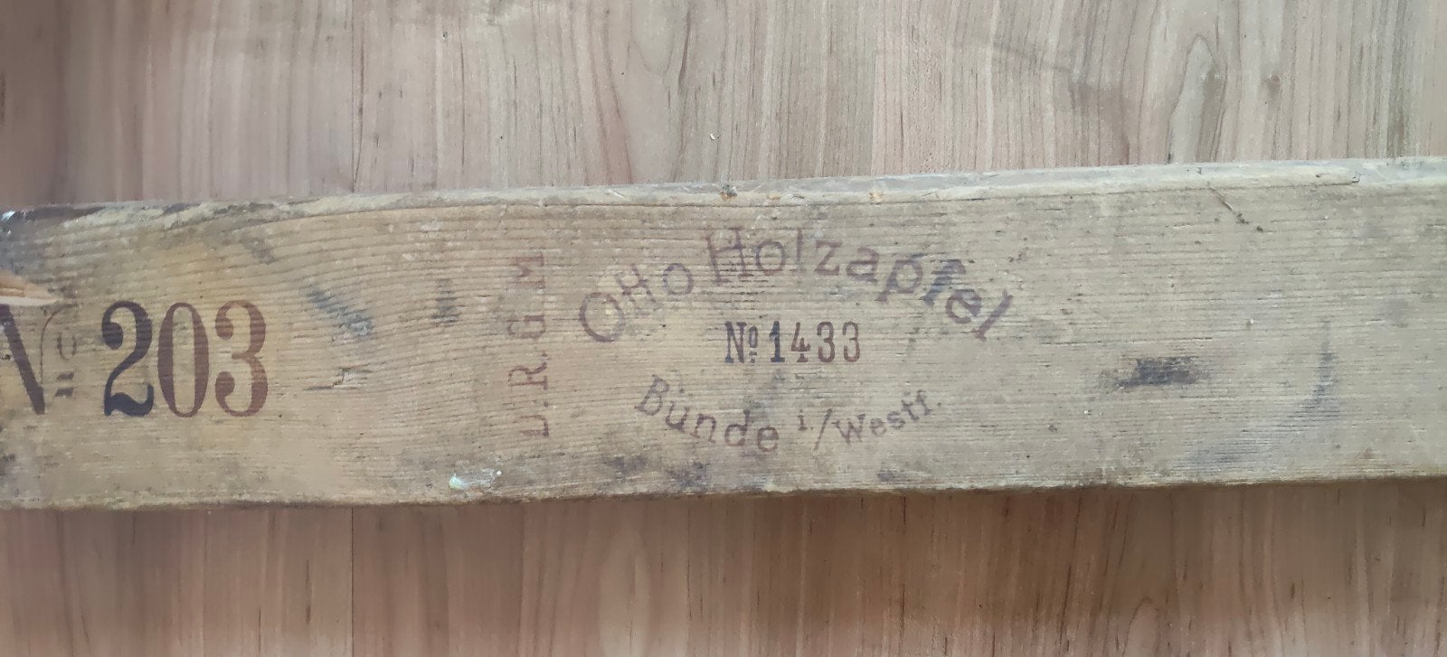 Antieke sigarenmaakplank - Otto Holzapfel Bünde, Ophalen of Verzenden