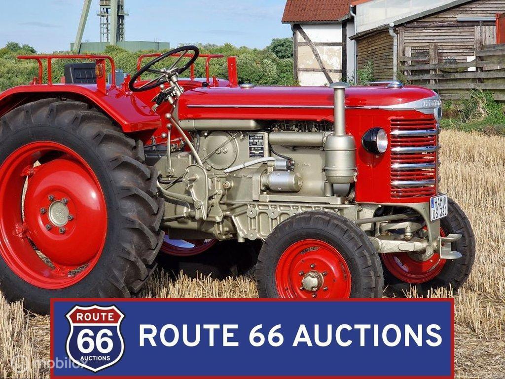 Hürlimann D70 SSP tractor | 1964 | Route 66 Auctions, Overige merken, Overige carrosserieën, Zwart, Bedrijf
