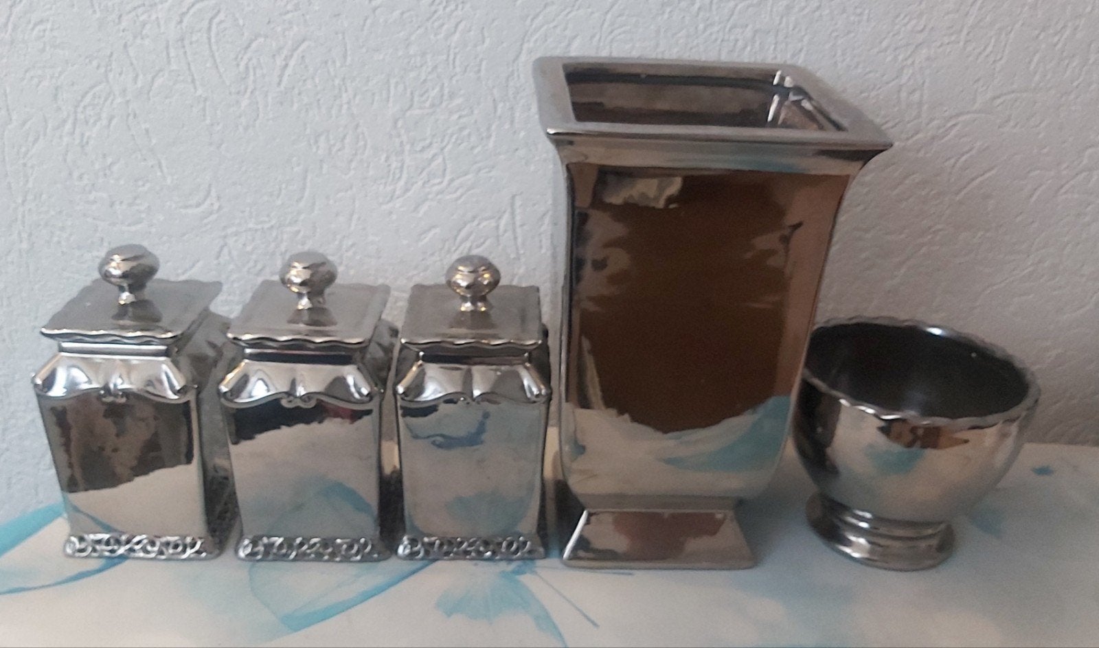 Vazen/potjes set, Antiek en Kunst, Ophalen