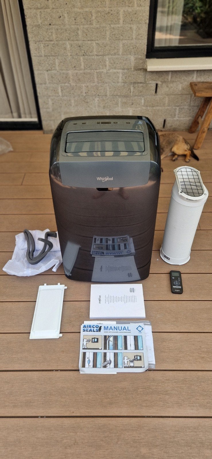 Whirlpool Mobiele Airconditioning - Eco Silent, Ophalen, Minder dan 60 m³, Timer, 3 snelheden of meer
