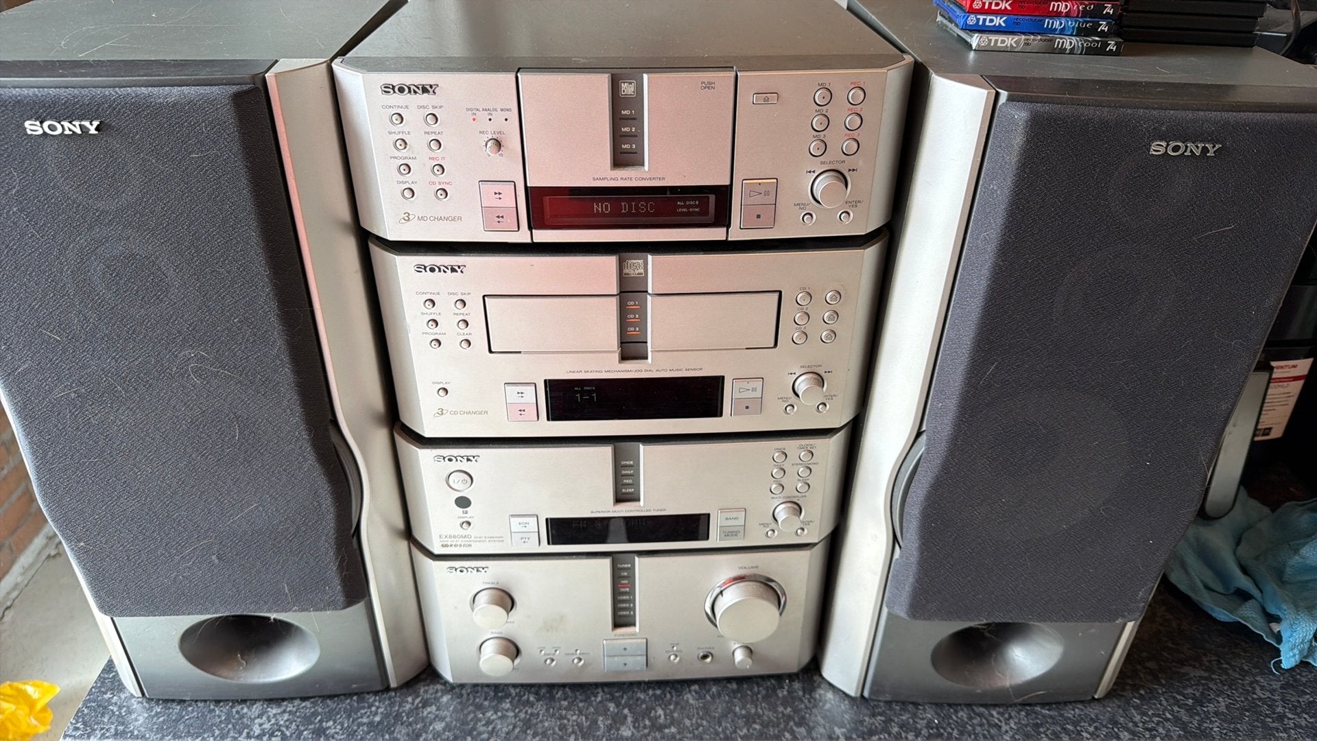 Sony EX 880 MD compleet, Ophalen of Verzenden