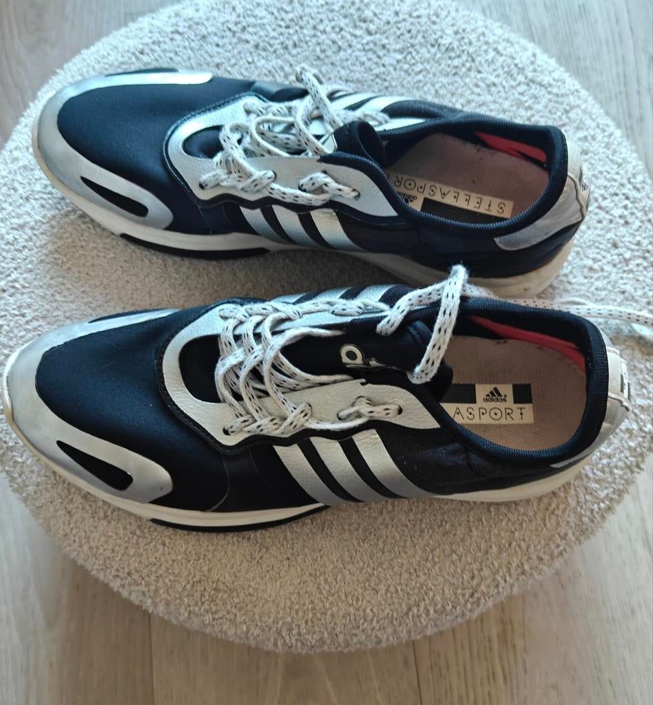 Adidas Stella McCartney sportschoenen zilver streepjes, Kleding | Dames, Schoenen, Overige kleuren, Adidas, Sportschoenen, Ophalen of Verzenden