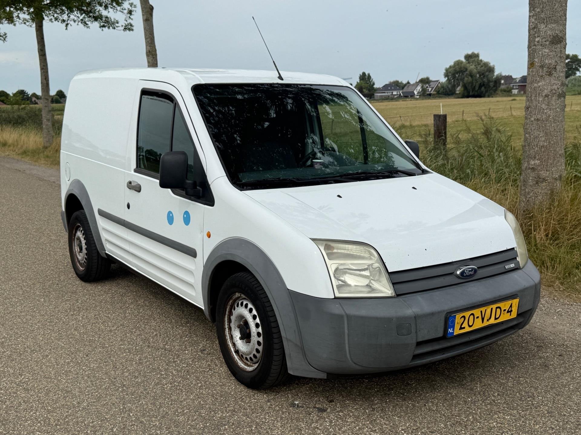 Ford Transit Connect T200S 1.8 TDCi APK 08-2026 Airco, Voorwielaandrijving, Stof, Gebruikt, Zwart