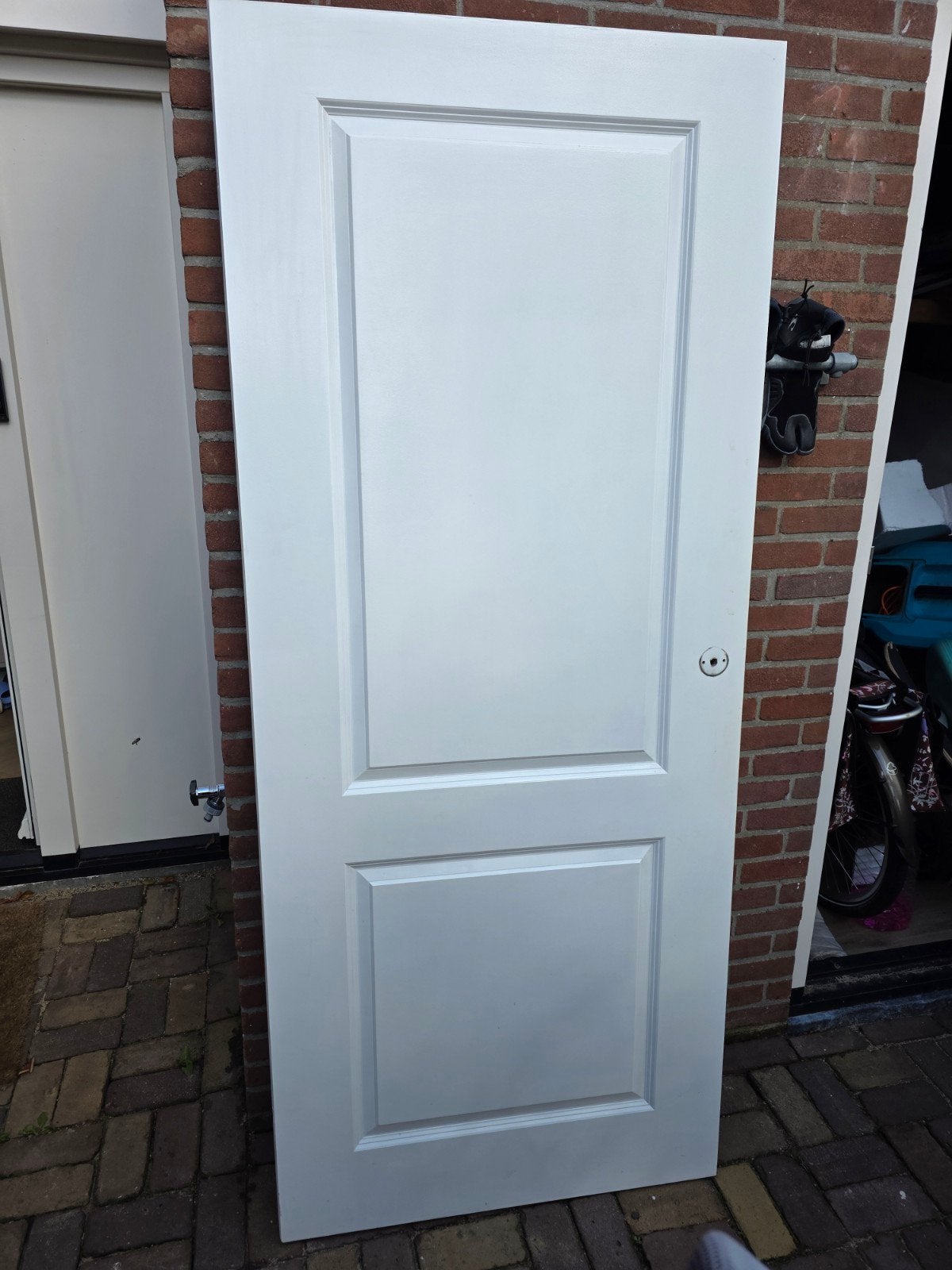 Lundia opdekdeur linksdraaiend 200x83 cm, Ophalen, Gebruikt, 80 tot 100 cm, Binnendeur
