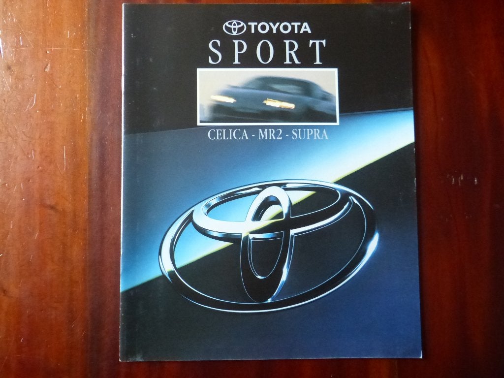 Toyota Celica MR2  Supra 1993 brochure  NL, Ophalen of Verzenden, Zo goed als nieuw, Toyota