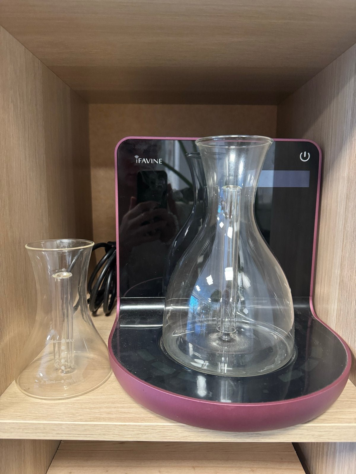 iSommelier Burgundy smar decanteer machine iFavine, Ophalen, Gebruikt