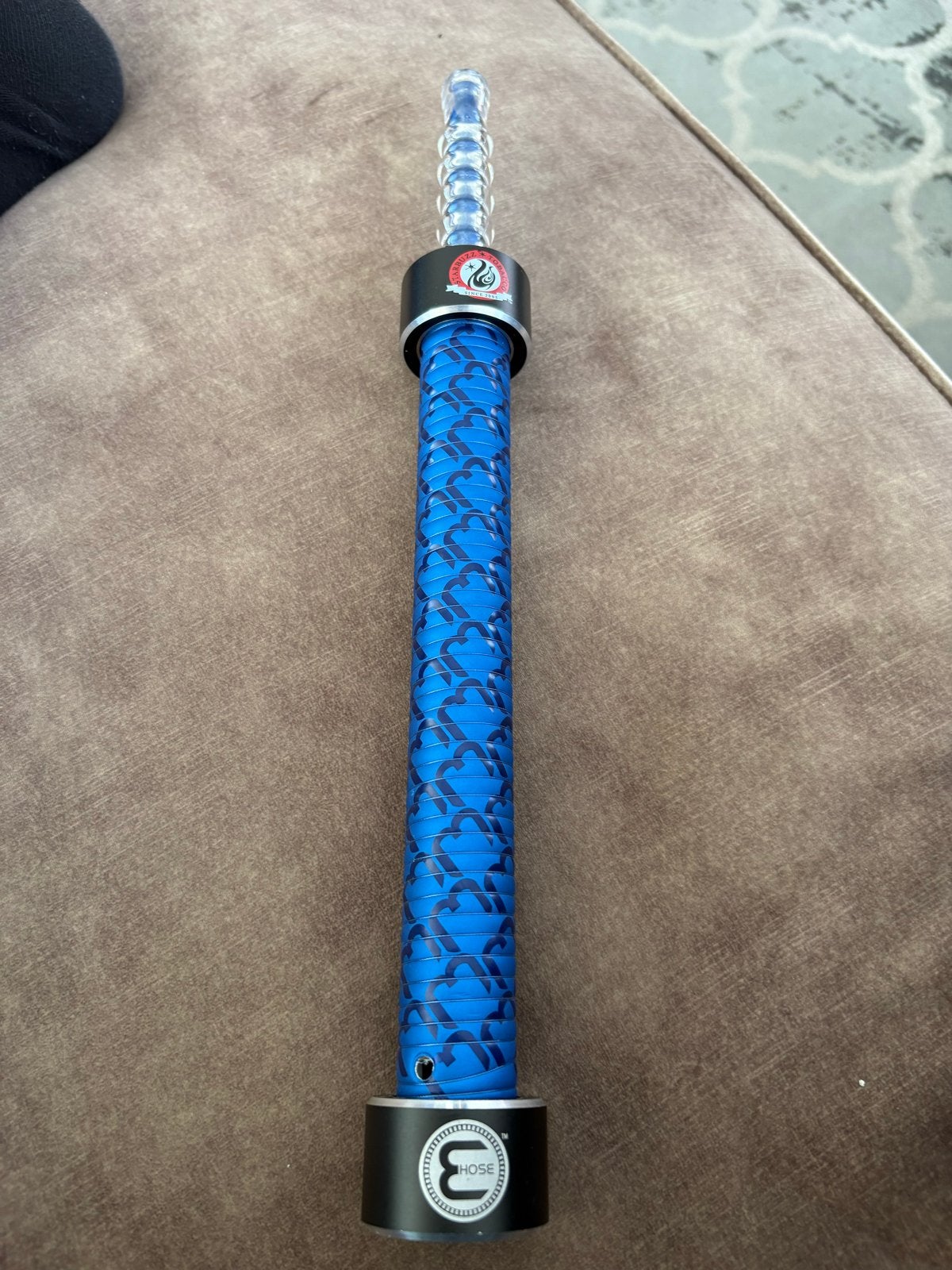 Starbuzz E-Hose Waterpijp - Blauw, Verzamelen, Rookartikelen, Aanstekers en Luciferdoosjes, Ophalen of Verzenden, Zo goed als nieuw