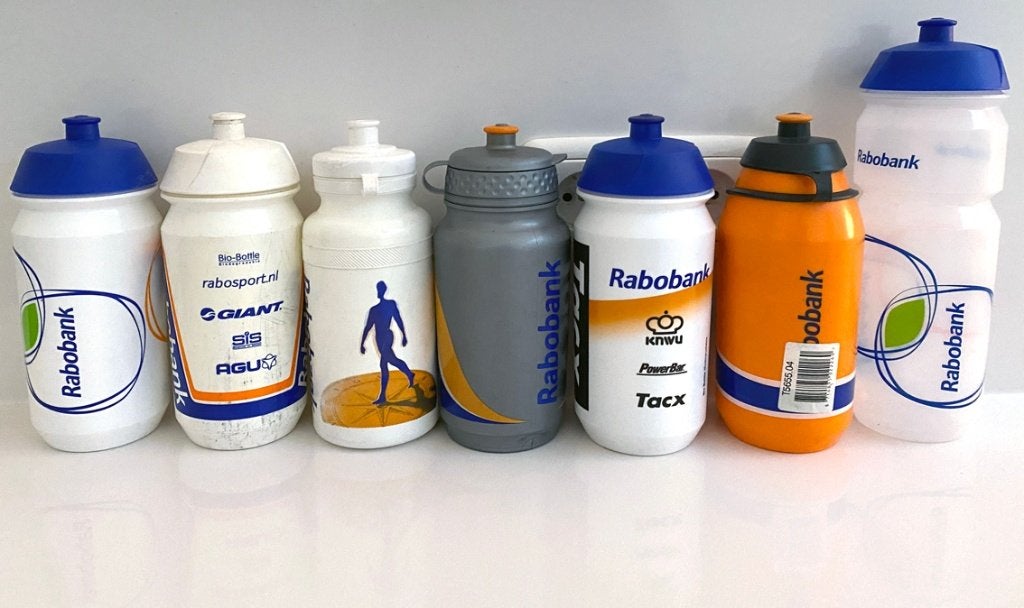 Wielrennen BIDONS – RABOBANK – 7 verschillende, Ophalen of Verzenden, Overige typen