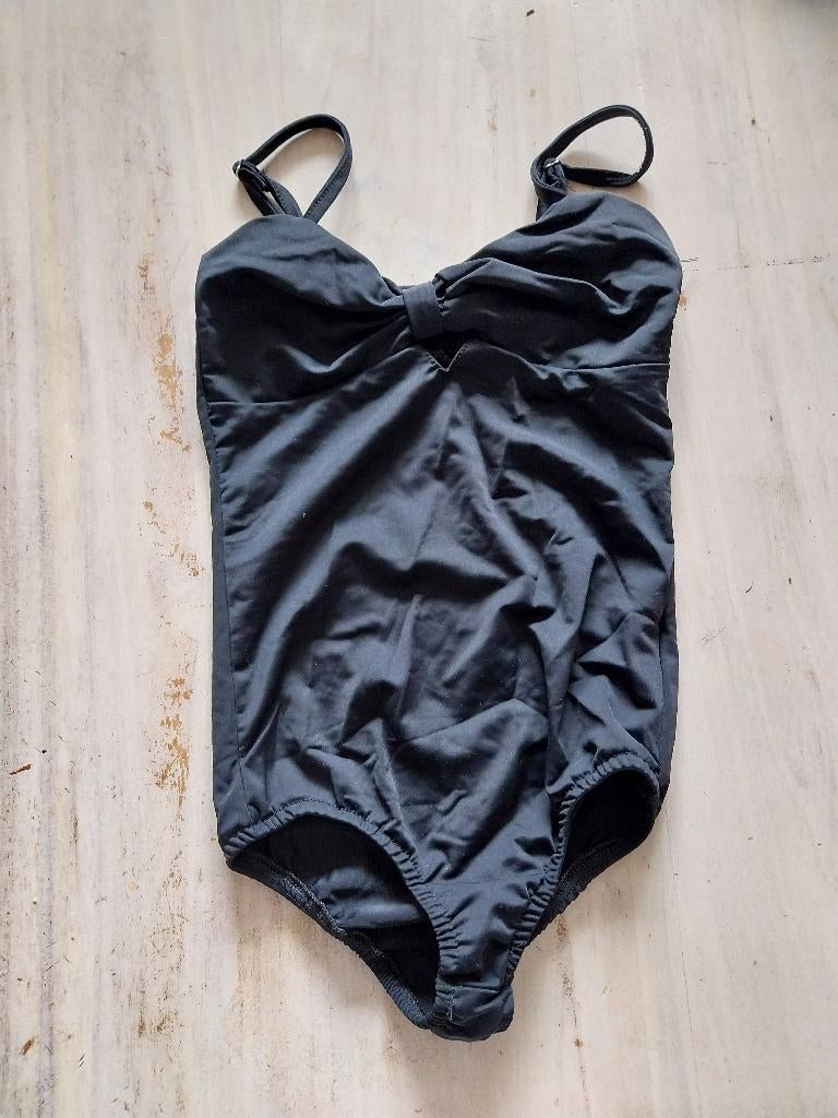 Chicaprie badpakje zwart maat 110-116 NIEUW, Meisje, Badpak, Nieuw, Ophalen of Verzenden