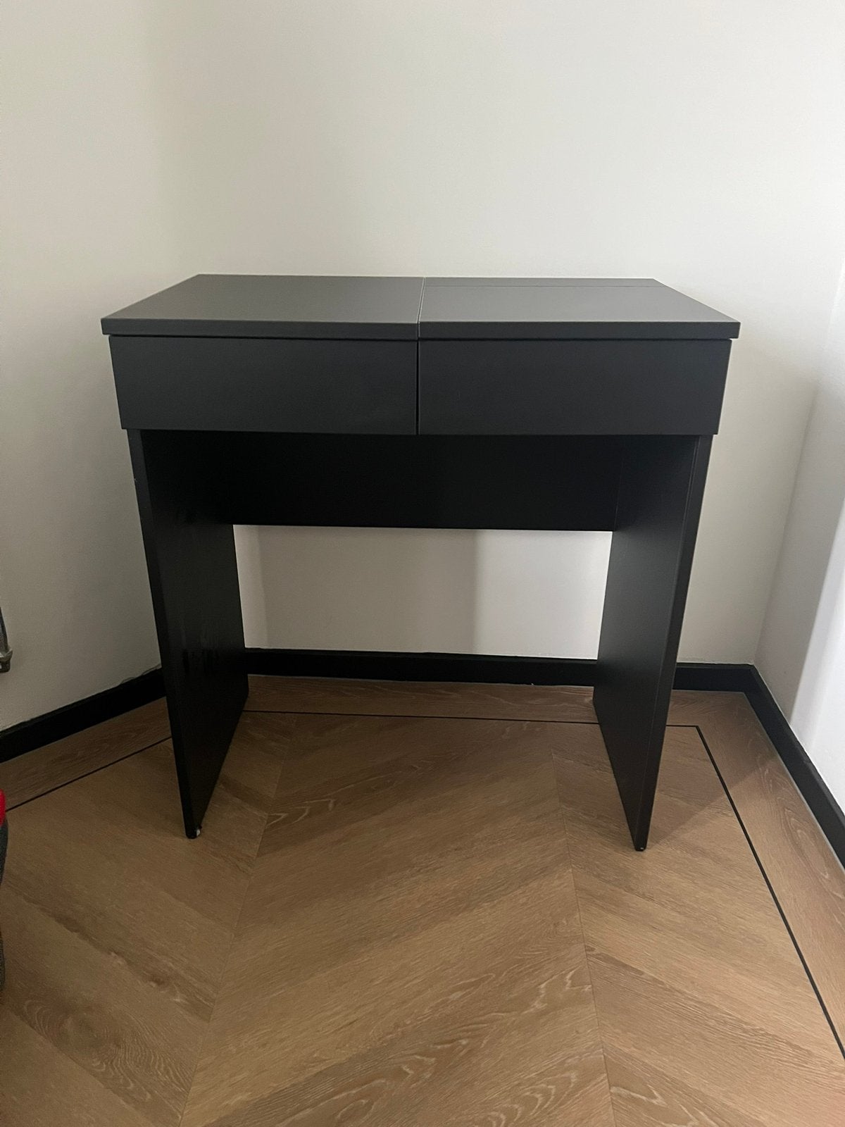 IKEA BRIMNES Zwarte Kaptafel, Huis en Inrichting, Ophalen, Zo goed als nieuw, 50 tot 100 cm, Minder dan 100 cm
