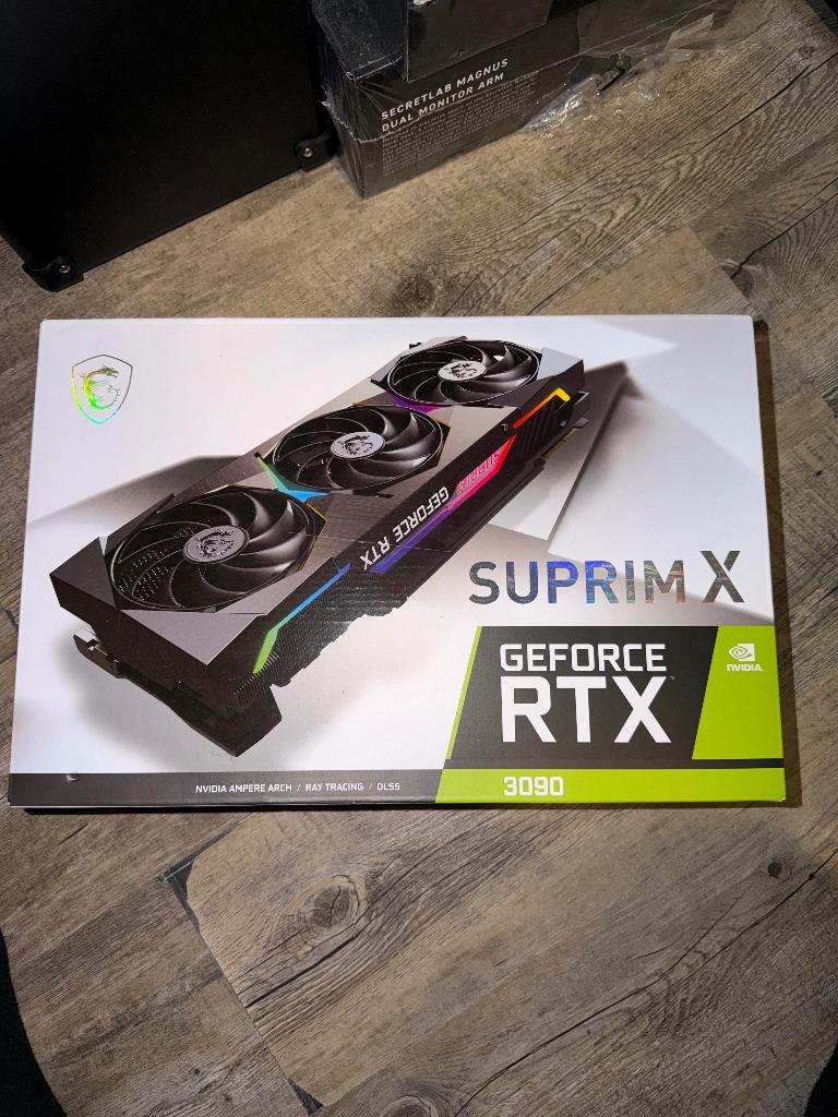 NVIDIA GeForce RTX 3090 – Topstaat – Nauwelijks gebruikt, Ophalen, Zo goed als nieuw, GDDR6, PCI-Express 4