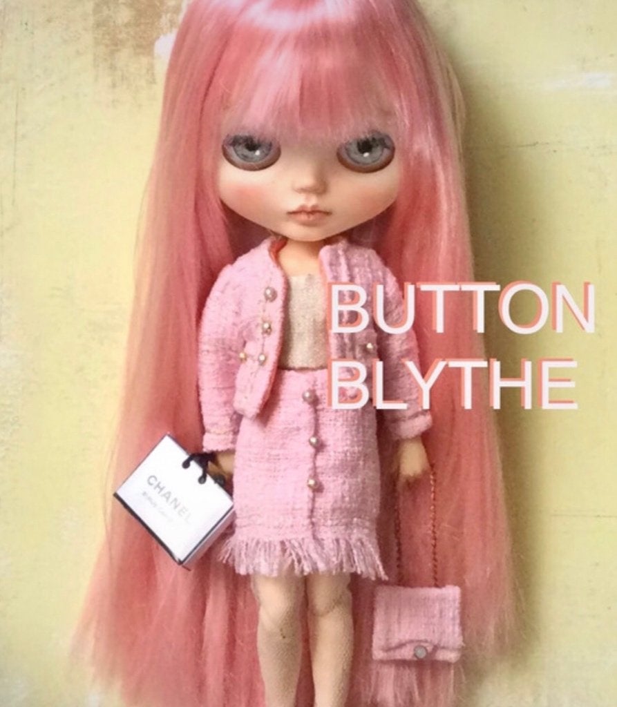 Blythe kleding Roze Tweed, Verzenden, Nieuw, Kleertjes