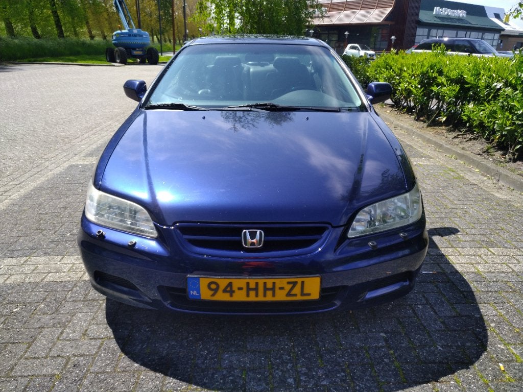 Honda Accord 3.0 V6 Coupe AUT 2001 Blauw, Auto's, Zwart, Blauw, 75 €/maand, Particulier