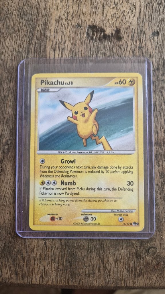 Pop series 9 pikachu, Ophalen of Verzenden, Gebruikt, Losse kaart