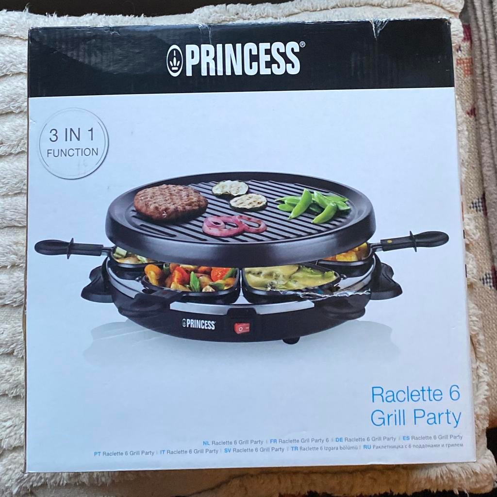 6 person Gourmet Set (from Princess), Witgoed en Apparatuur, Gourmetstellen, Ophalen, Zo goed als nieuw, 8 personen of meer