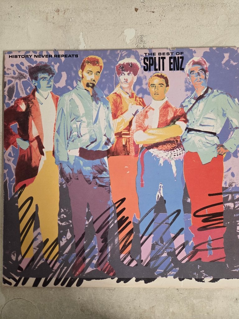Vinyl lp SPLIT ENZ: HISTORY NEVER REPEATS (BEST OF), LP, Gebruikt, Pop, Ophalen of Verzenden